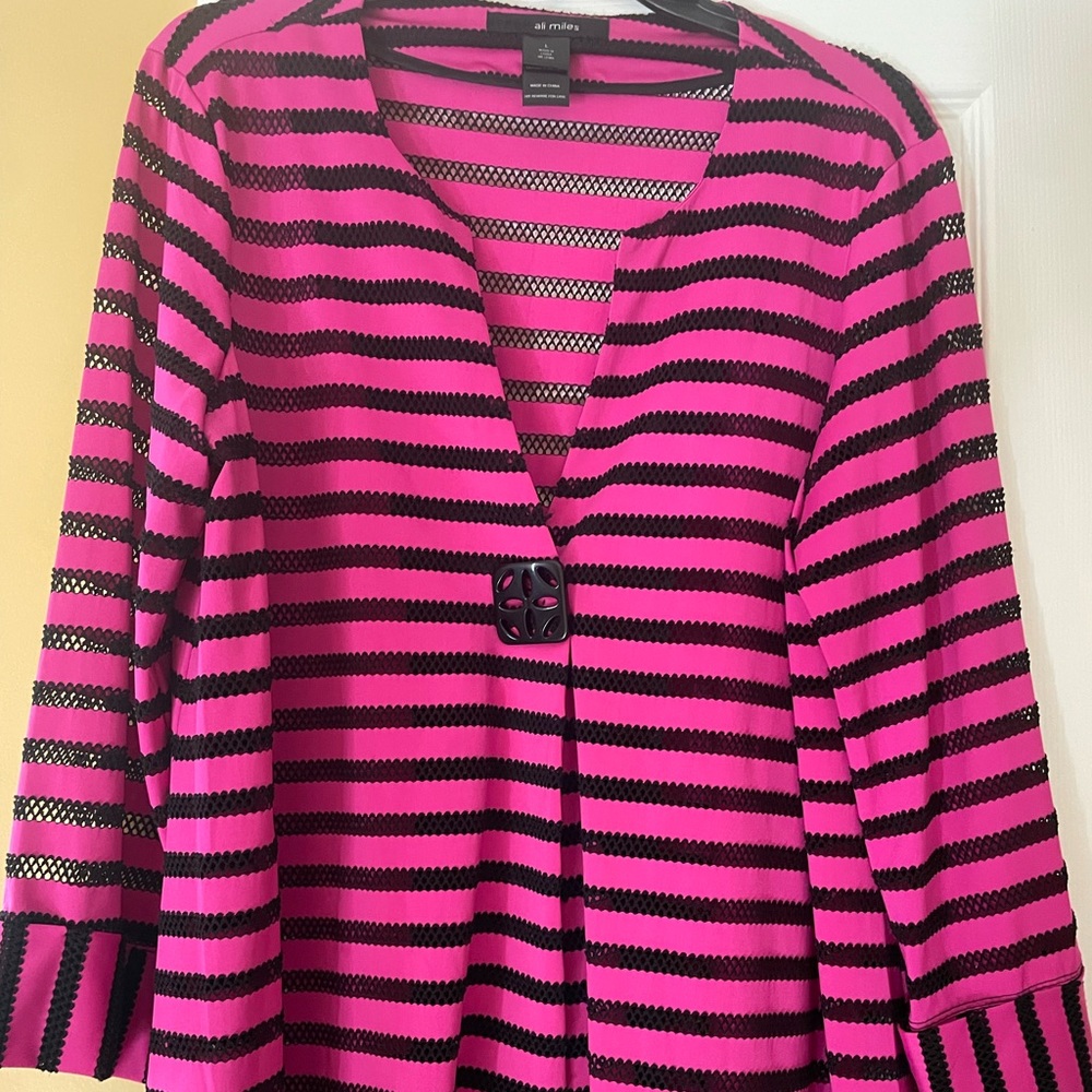 Pink cardigan